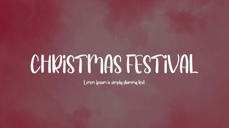 CHRISTMAS FESTIVAL Font