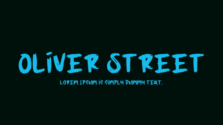 Oliver Street Font