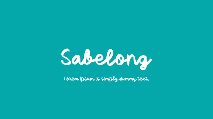 Sabelong Font