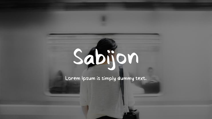 Sabijon Font