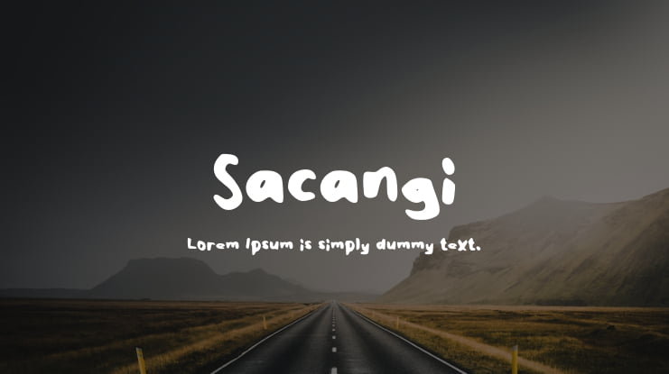 Sacangi Font