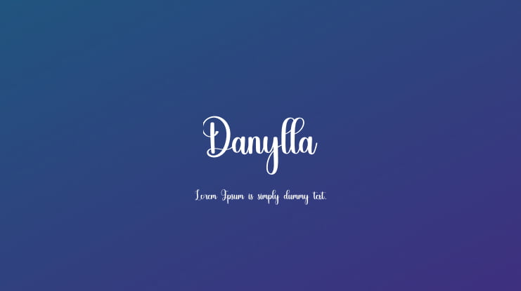 Danylla Font