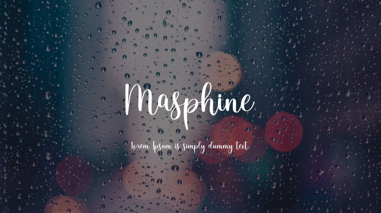 Masphine Font