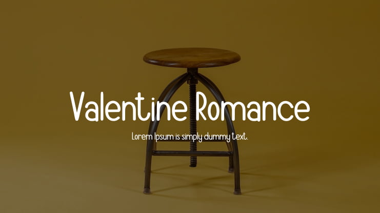 Valentine Romance Font