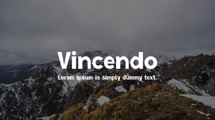 Vincendo Font Family