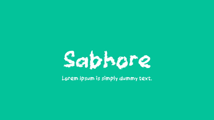 Sabhore Font