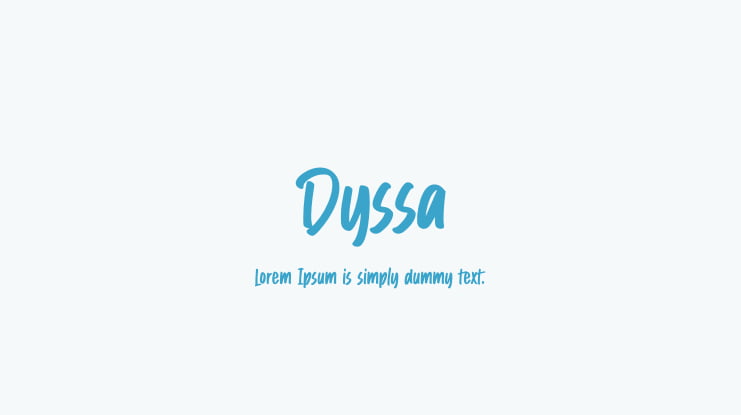 Dyssa Font