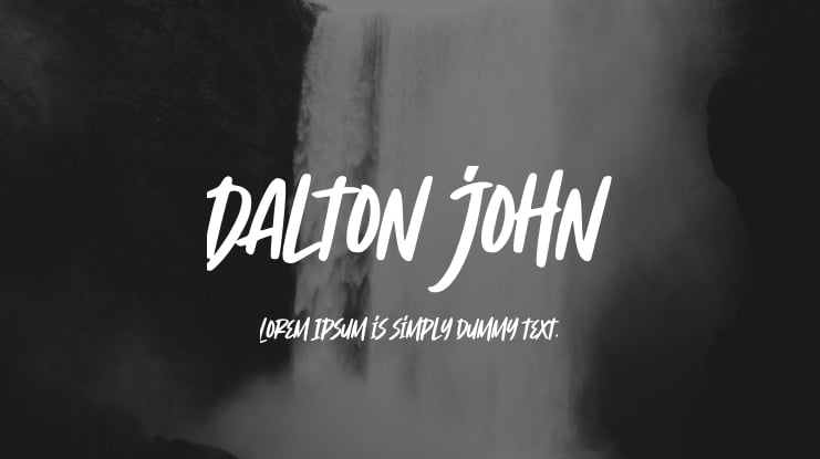 Dalton John Font