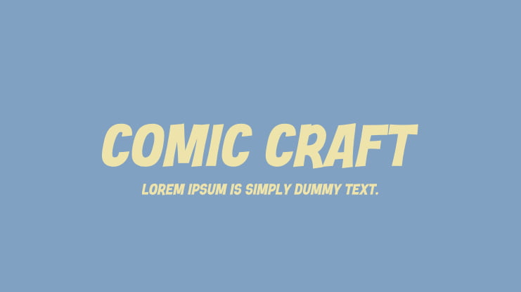 Comic Craft Font