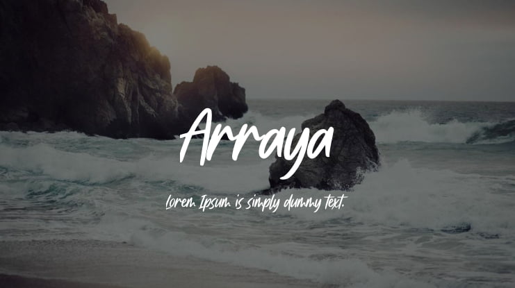 Arraya Font