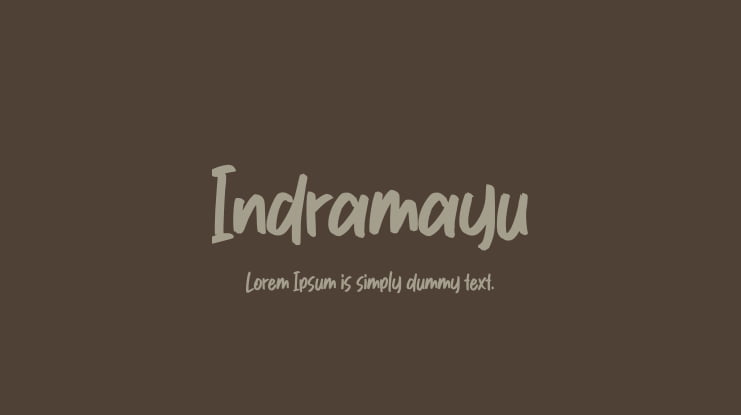 Indramayu Font