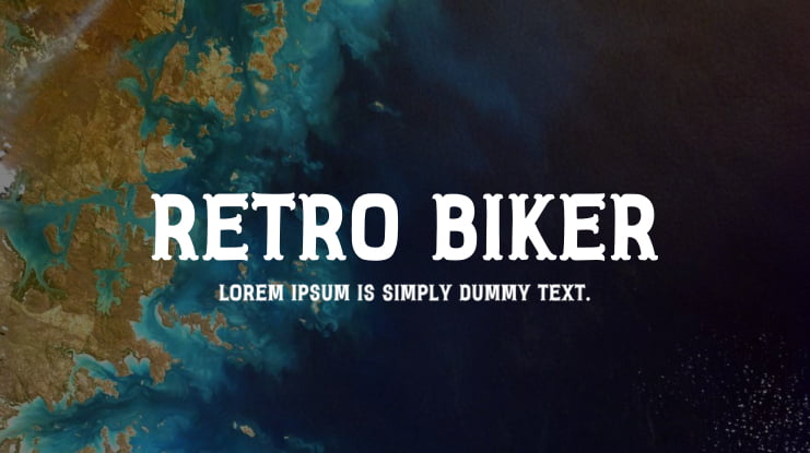 Retro Biker Font