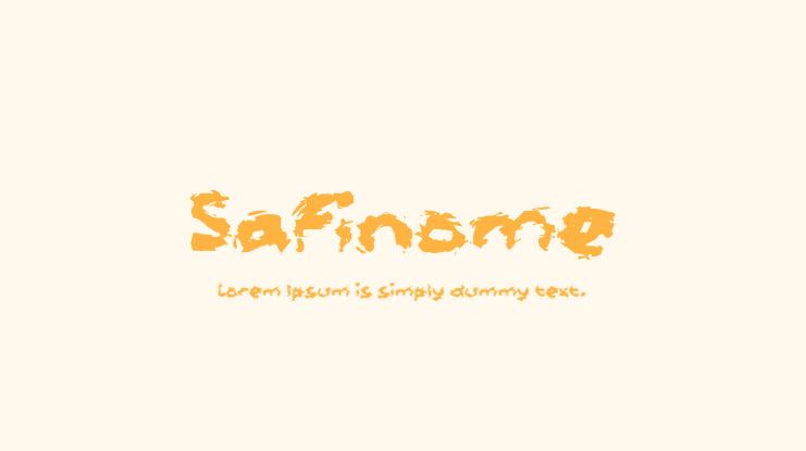 Safinome Font