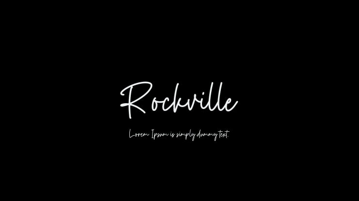 Rockville Font