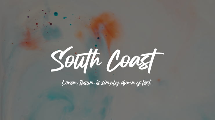 South Coast Font