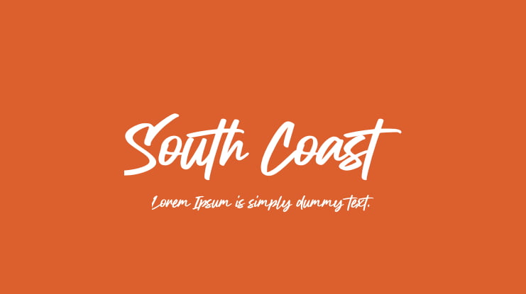 South Coast Font