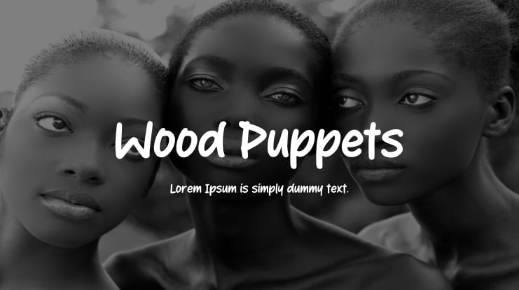 Wood Puppets Font