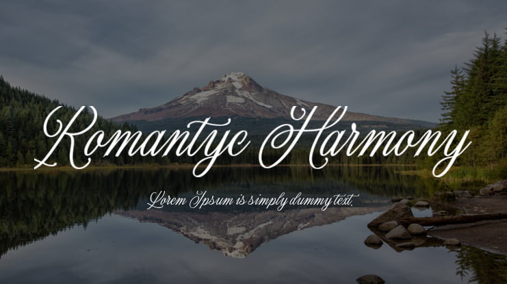 Romantyc Harmony Font