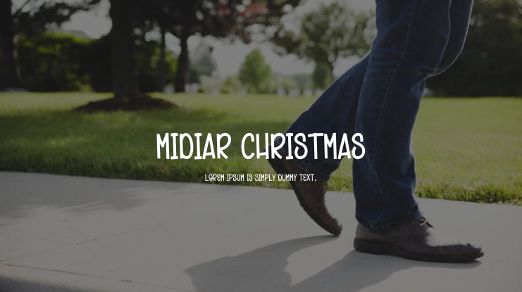 Midiar Christmas Font