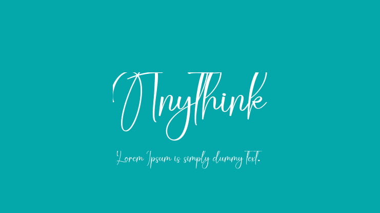 Anythink Font