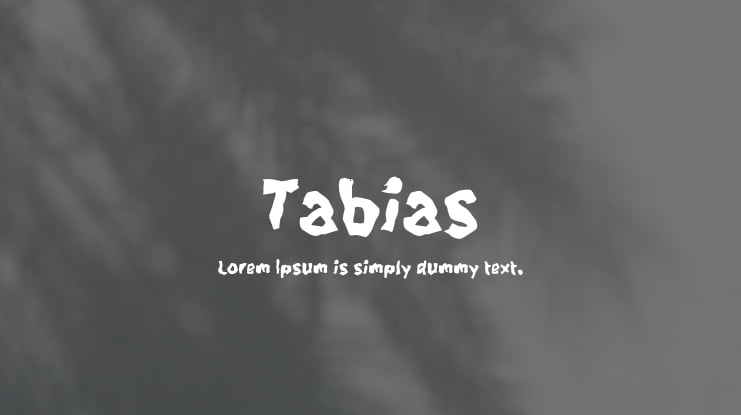 Tabias Font