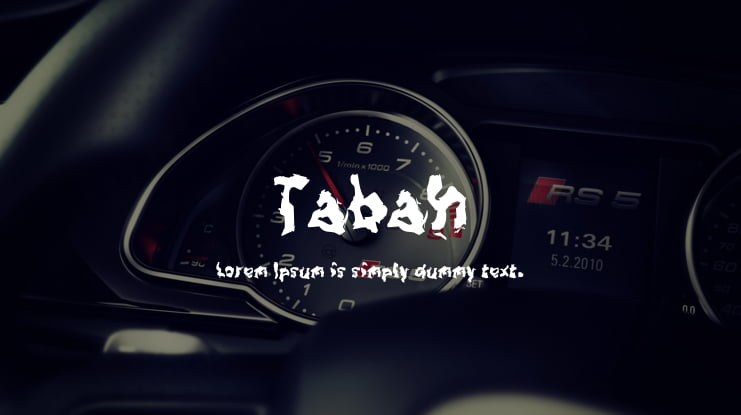 Tabah Font