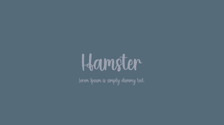 Hamster Font