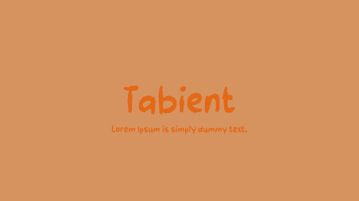 Tabient Font