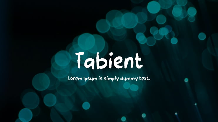 Tabient Font