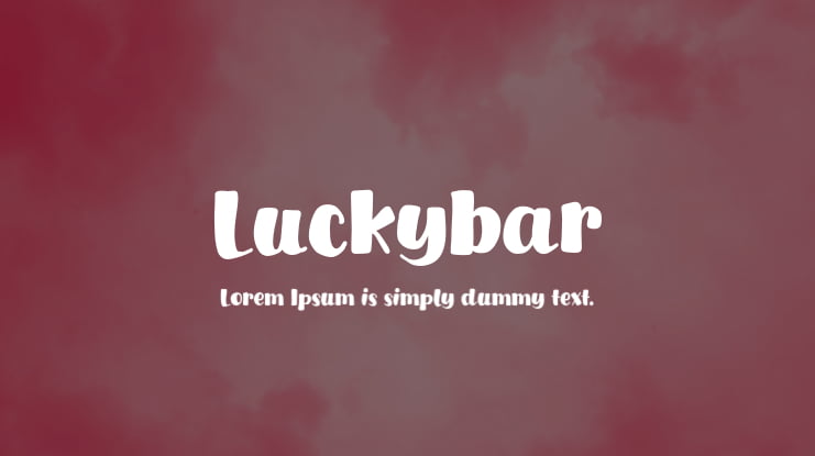 Luckybar Font