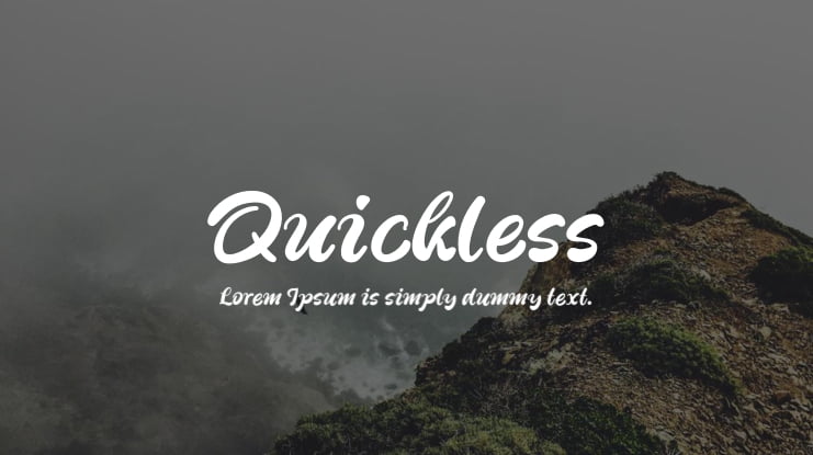 Quickless Font