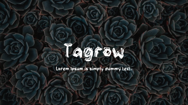 Tagrow Font