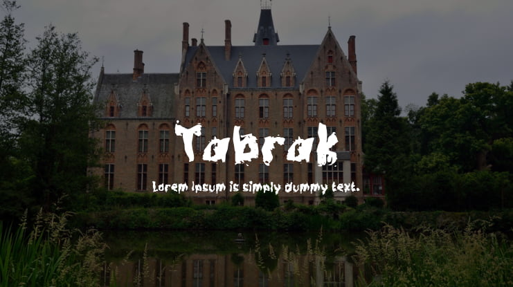 Tabrak Font