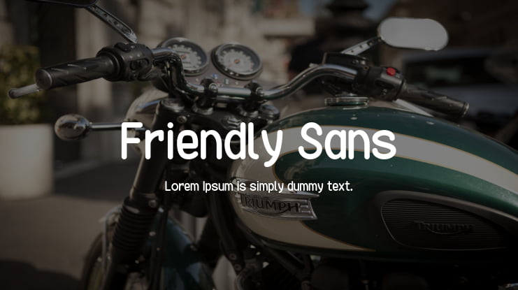 Friendly Sans Font Family