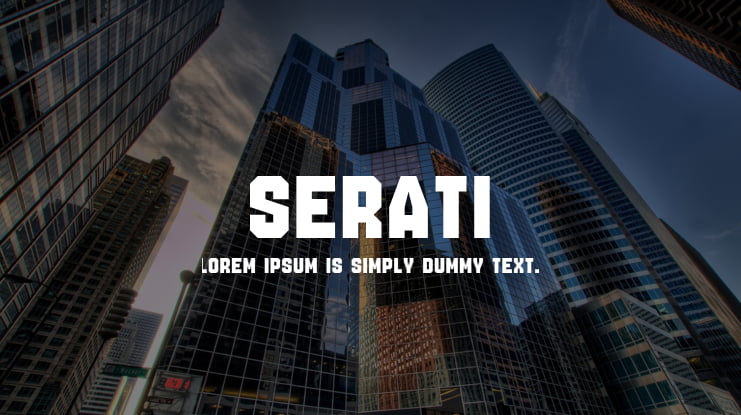 Serati Font Family