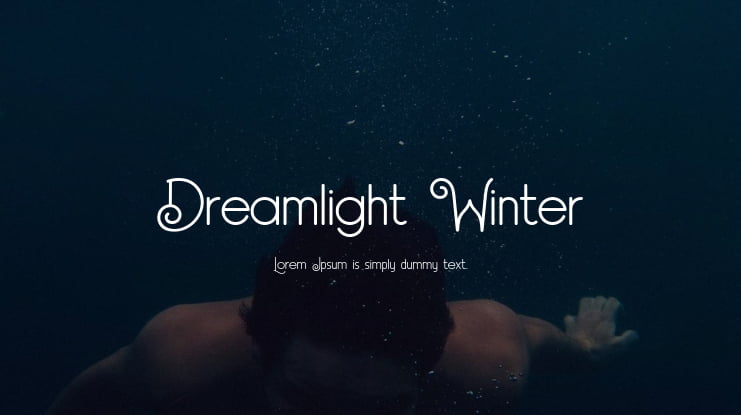 Dreamlight Winter Font