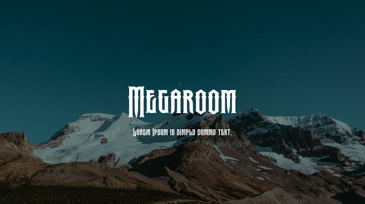 Megaroom Font