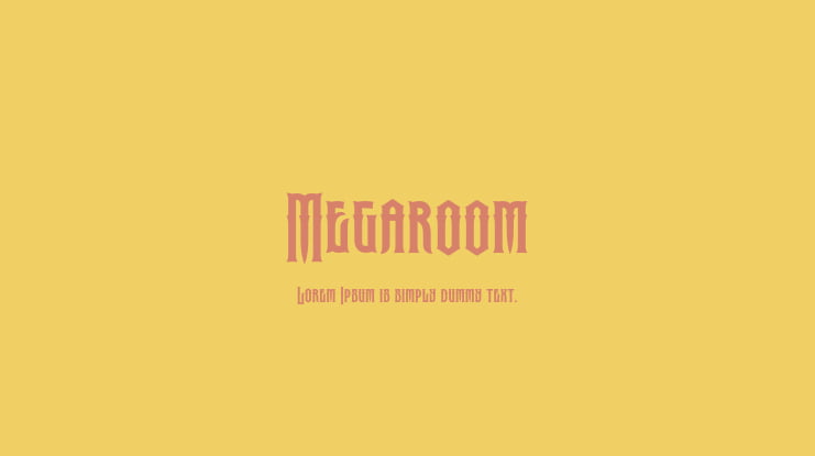 Megaroom Font