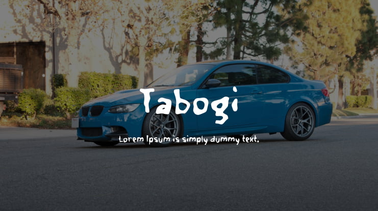 Tabogi Font