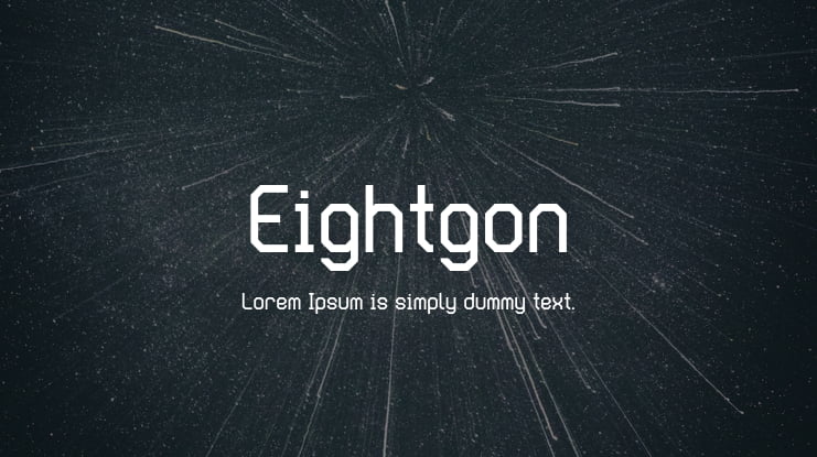 Eightgon Font Family