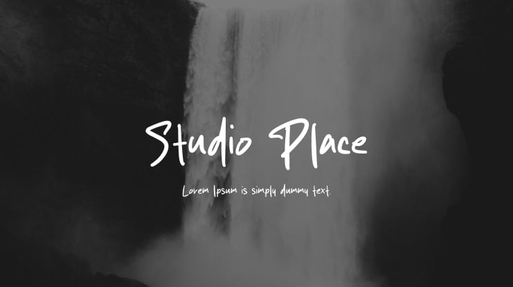 Studio Place Font