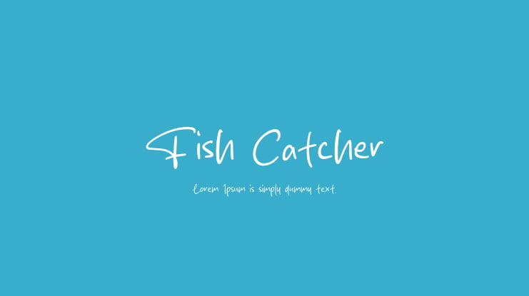 Fish Catcher Font