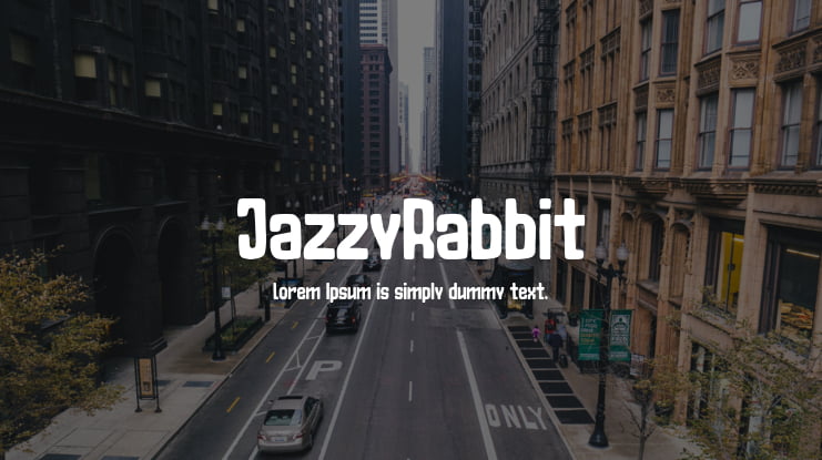 JazzyRabbit Font