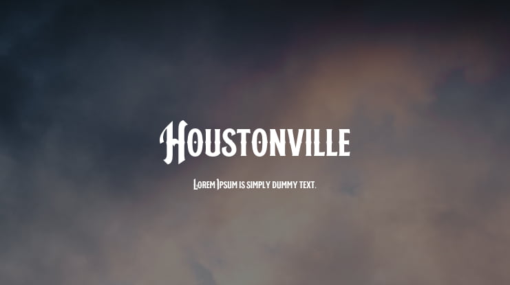 Houstonville Font