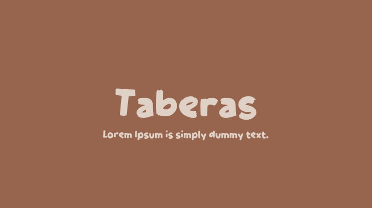 Taberas Font