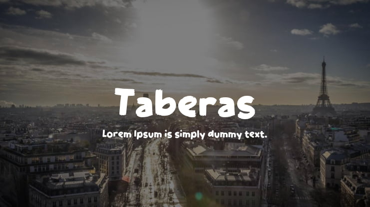 Taberas Font