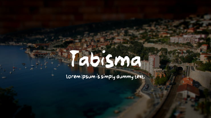 Tabisma Font