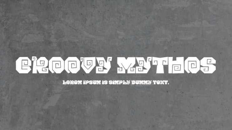 Groovy Mythos Font