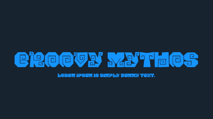 Groovy Mythos Font