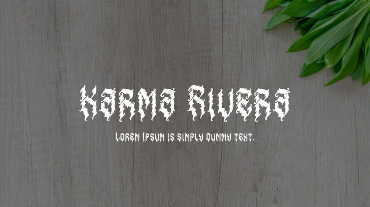 Karma Rivera Font